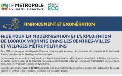 Aide pour la modernisation et l’exploitation de locaux vacants dans les centres-villes et villages métropolitains